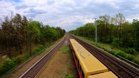 Trains in Berlin Suburb 1 Video stock 204718337