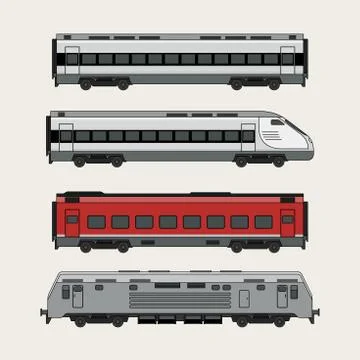 Trains Stock Illustration