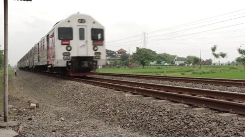 Trains Indonesian Stock Footage 220738694