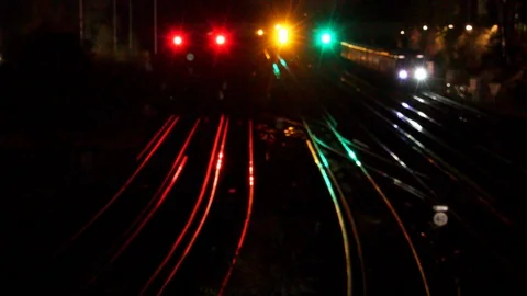 Trains in London Stock Footage 101901887
