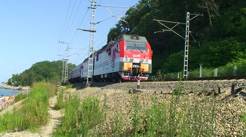 Trains meet 動画素材 44482564
