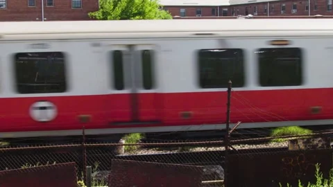 Trains Passing Stock Footage 147234050