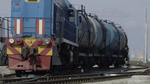 Trains on railways Stock-Footage 123779840