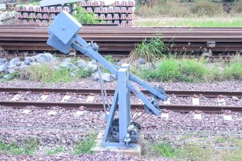 Trains shunt manual controller. Stock Photos