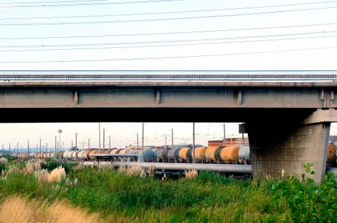 Trains tanker Stock Photos