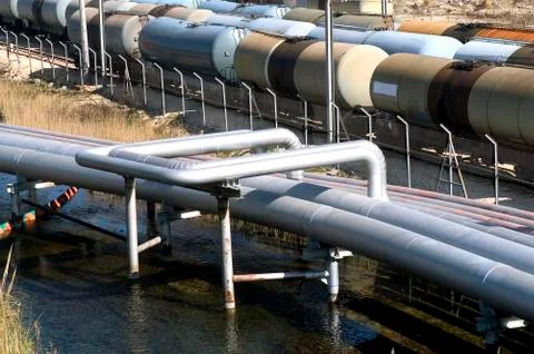 Trains tanker Stock Photos