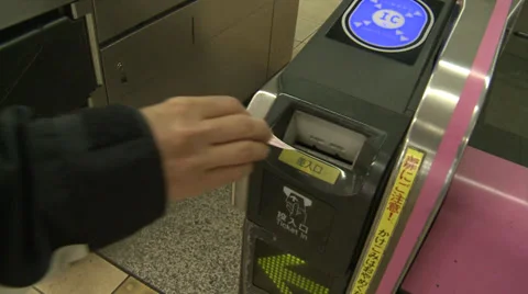 Trains in Tokyo Stock-Footage 32239682