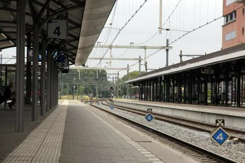 Trainstation Hilversum Stock Photos
