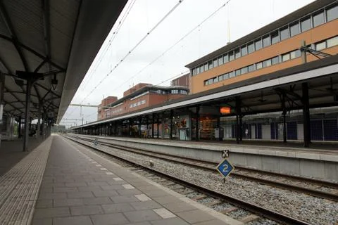 Trainstation Hilversum Stock Photos
