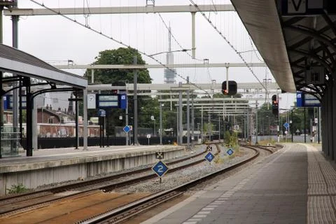 Trainstation Hilversum Stock Photos