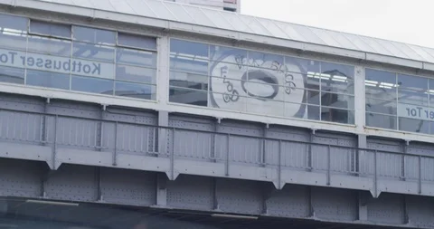 Trainstation Subway in Berlin Stock Footage 101425739