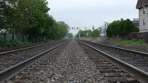 TrainTracks01 Video stock 5351421
