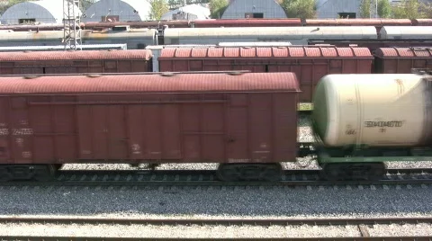 Trainyard1 ns Stock Footage 368698