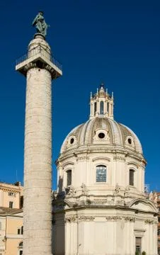 Trajan's column Foto stock