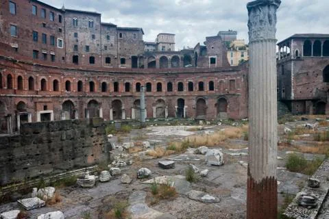Trajan's Forum. Stock Photos