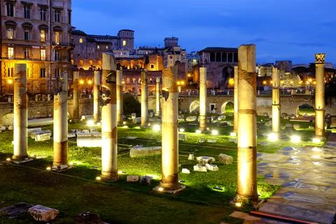 Trajan's Forum Stock Photos