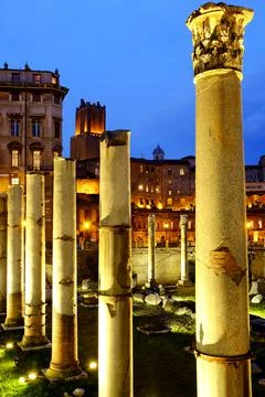 Trajan's Forum Stock Photos