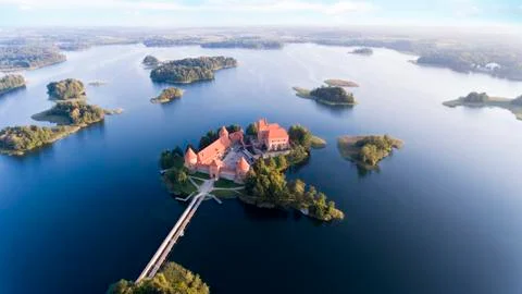 Trakai Castle in Lithuania Stock Photos