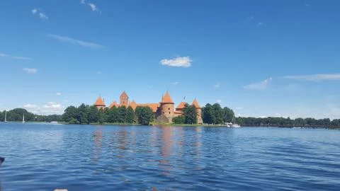 Trakai Castle in Lithuania Stock Photos