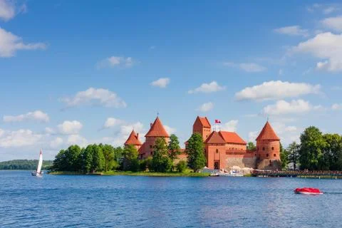 Trakai castle in Lithuania Stock Photos