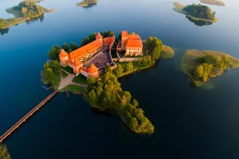 Trakai castle, Lithuania Foto stock