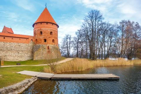 Trakai castle in Lithuania Stock Photos