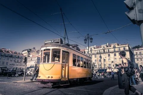Tram 28 Fotos de archivo