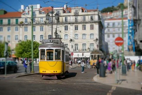 Tram 28 Foto stock