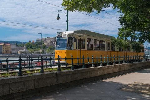 Tram in budapest Stock Photos
