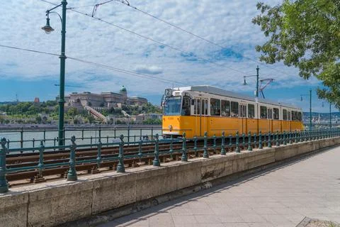 Tram in budapest Stock Photos