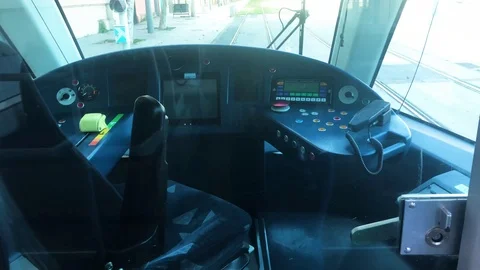 Tram Controls Stock Footage 101509587