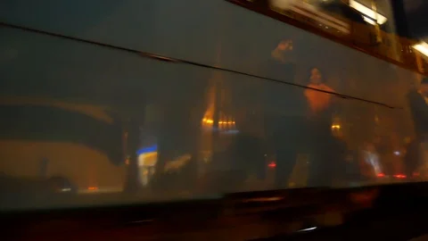 Tram crossing in front of the main train station (Hauptbahnhof) in Frankfurt, Ge Stock Footage 88630285
