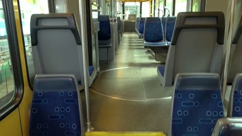 Tram Depot: A Second Life for Old Swiss Trams. Stock Footage 342063149