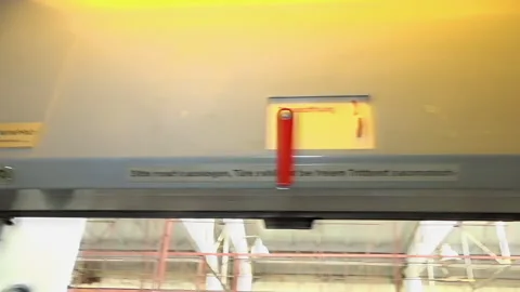 Tram Depot: A Second Life for Old Swiss Trams. Stock Footage 342063237