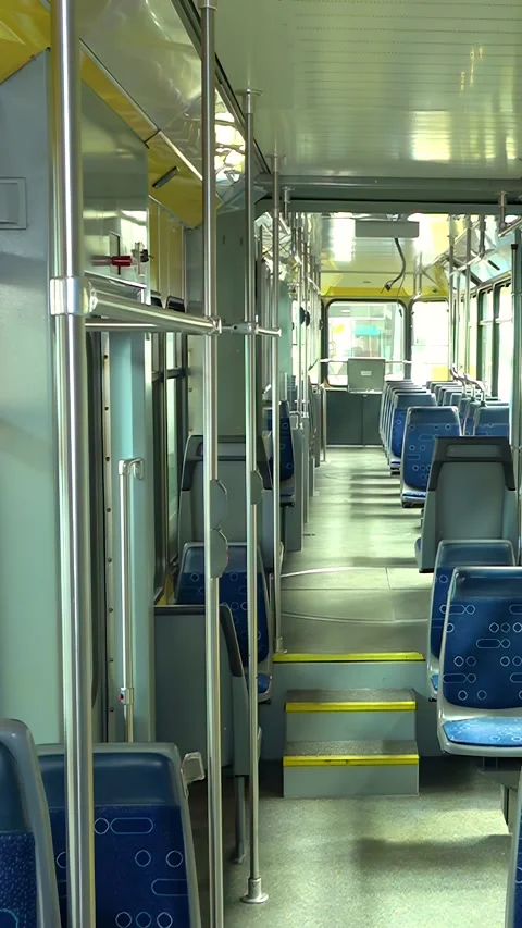 Tram Depot - Vertical Video Stock Footage 342111329