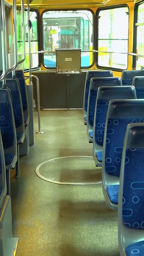 Tram Depot - Vertical Video Stock Footage 342111370