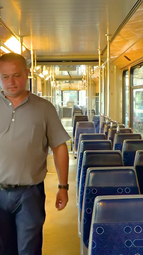 Tram Depot - Vertical Video Stock Footage 342111376