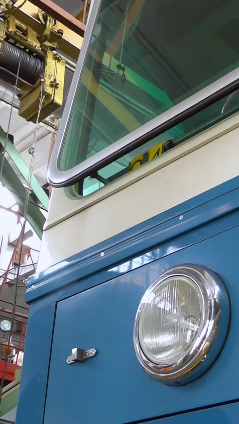 Tram Depot - Vertical Video Stock Footage 342111422