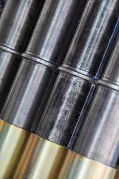 Tram electric cable close up Stock Photos
