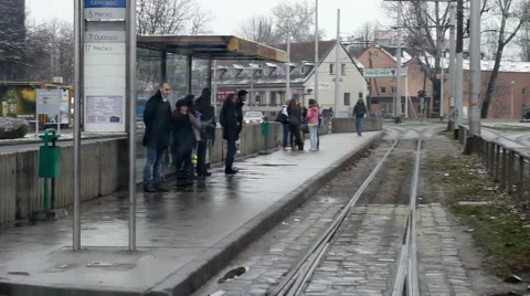 Tram - fast 库存影片 1095482