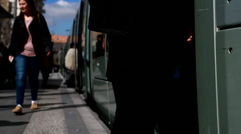 Tram Stock Footage 21425519