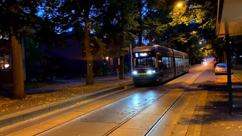 Tram in Helsinki Stock Footage 139966459