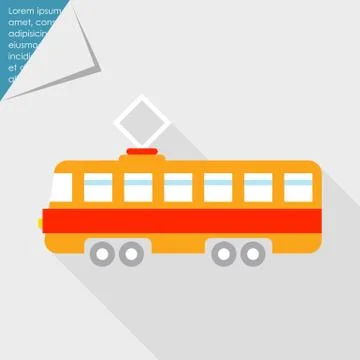 Tram icon Stock-Illustration