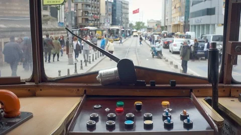 Tram Interior, Istanbul, Turkey Stock Footage 89660144