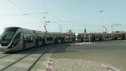 Tram marocco Stock Footage 156933543
