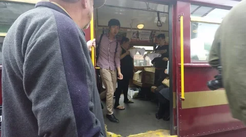 Tram In Melbourne Video stock 50763275