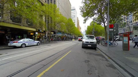 Tram In Melbourne Stock-Footage 50763455