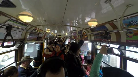 Tram In Melbourne 스톡 동영상 50763686