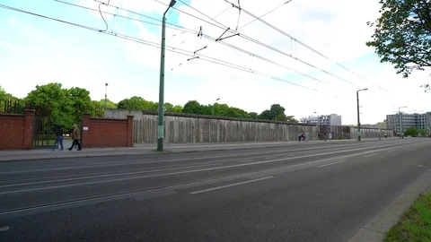 Tram passing by in Berlin Stock Footage 79915154