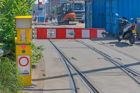 Tram Ramp Closed Stock Photos
